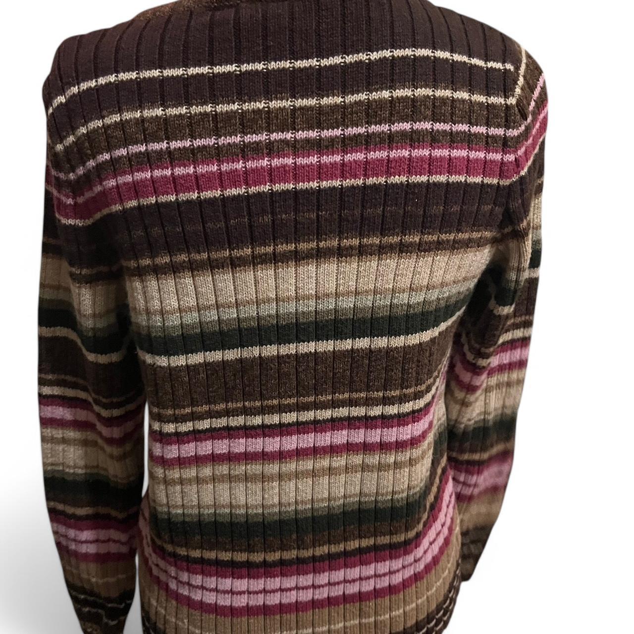 Cato's multi-colored striped sweater