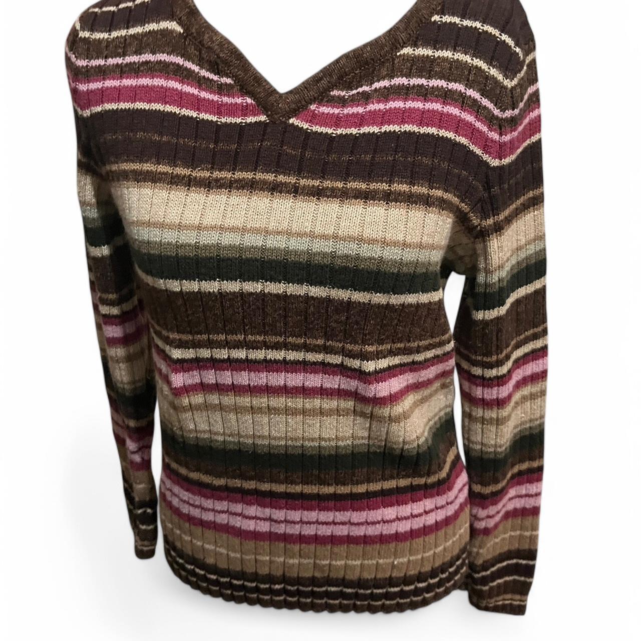 Cato's multi-colored striped sweater